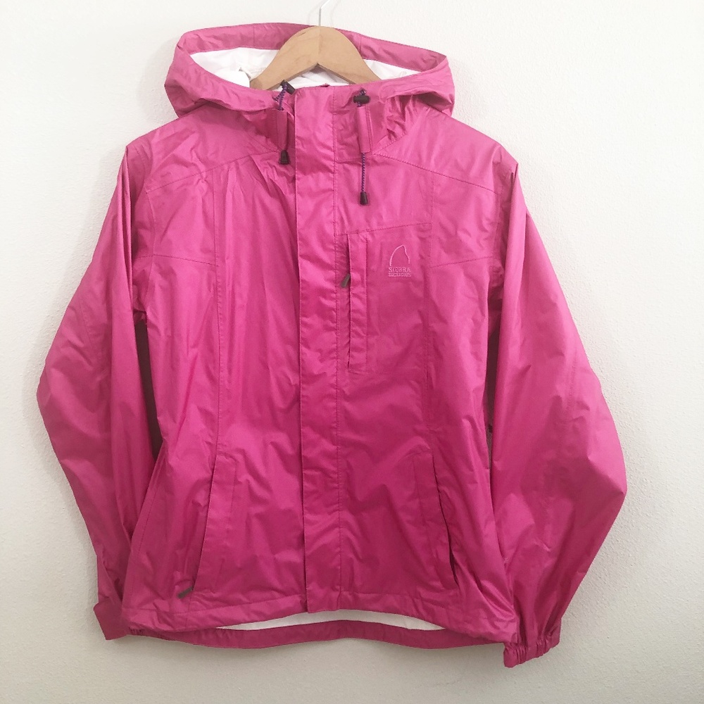 Sierra Designs Pink Hurricane Rain Jacket Size M